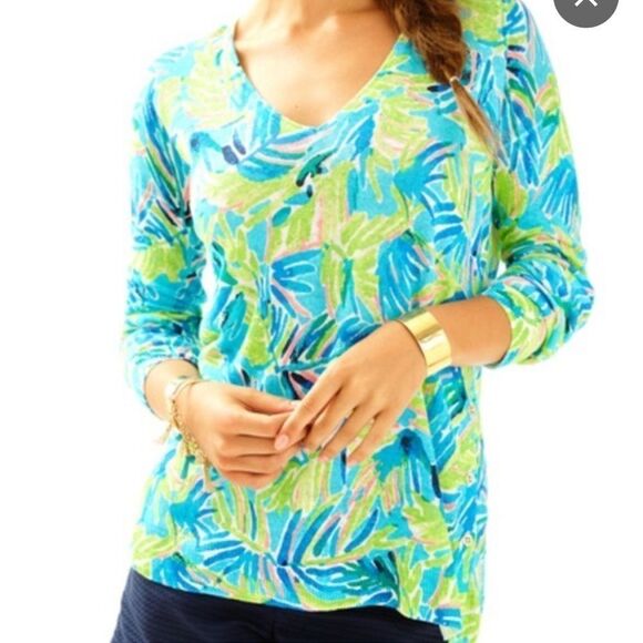 Lilly Pulitzer Women's Liesel Multicolor Sweater Tunic - Picture 1 of 8